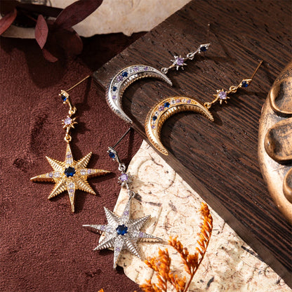 Star & Moon Earrings