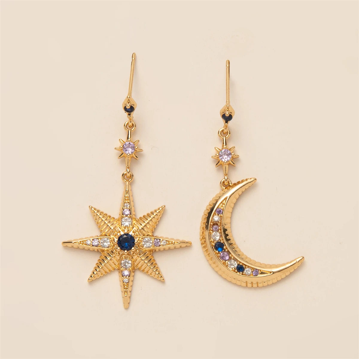 Star & Moon Earrings