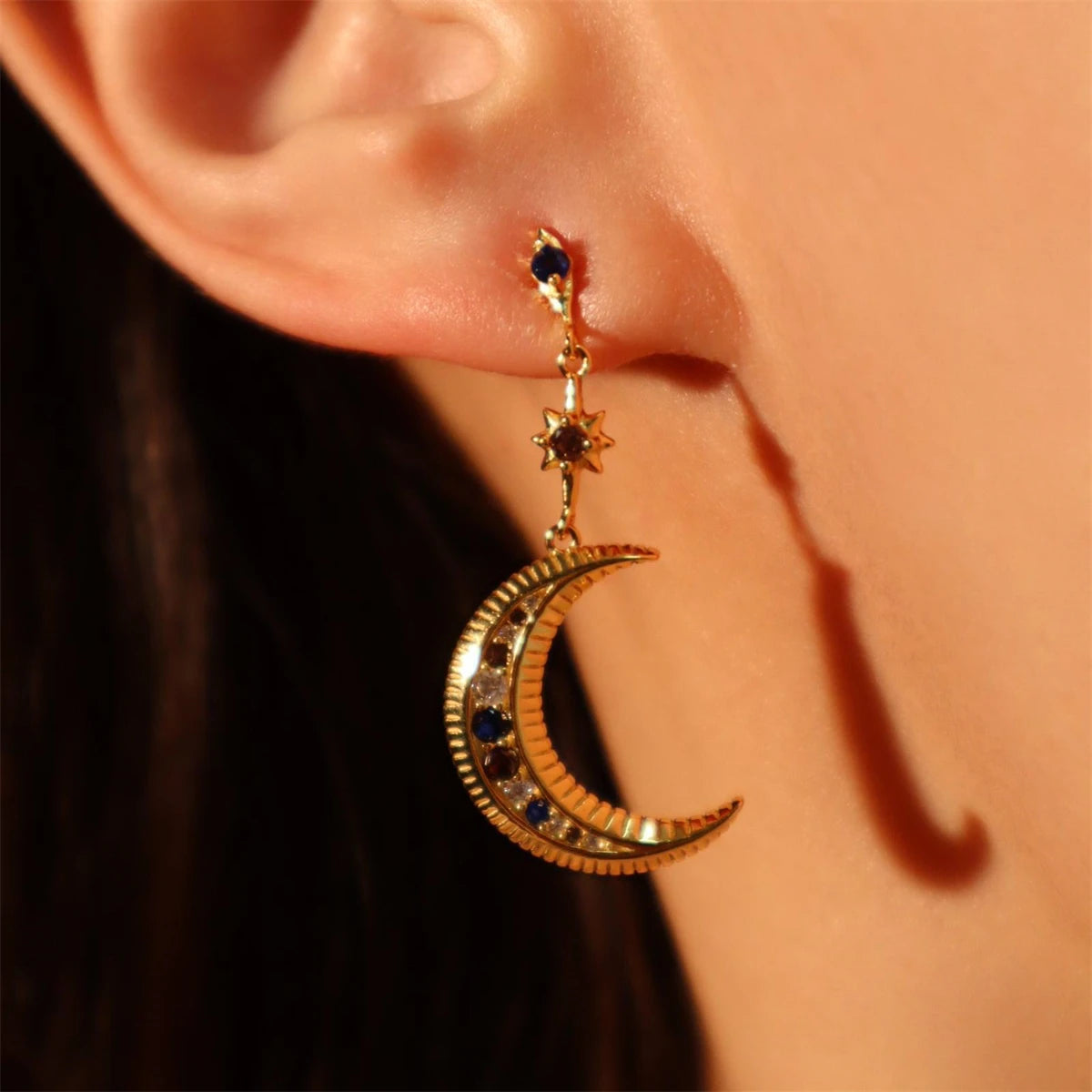 Star & Moon Earrings