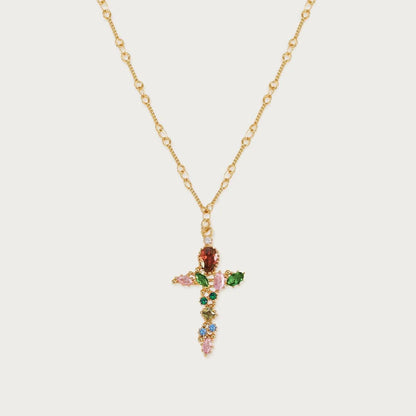 Aurora Cross Necklace
