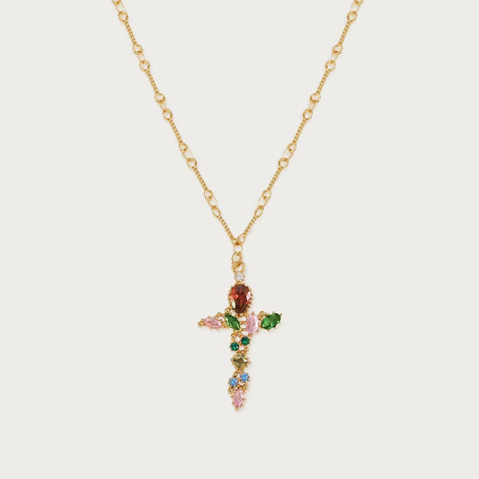 Aurora Cross Necklace