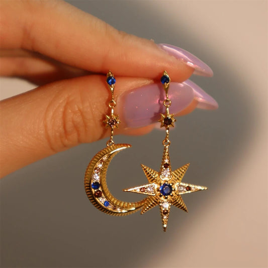 Star & Moon Earrings