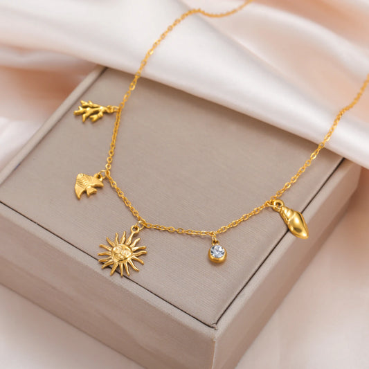 Sun Stack Necklace