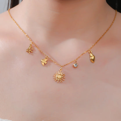 Sun Stack Necklace